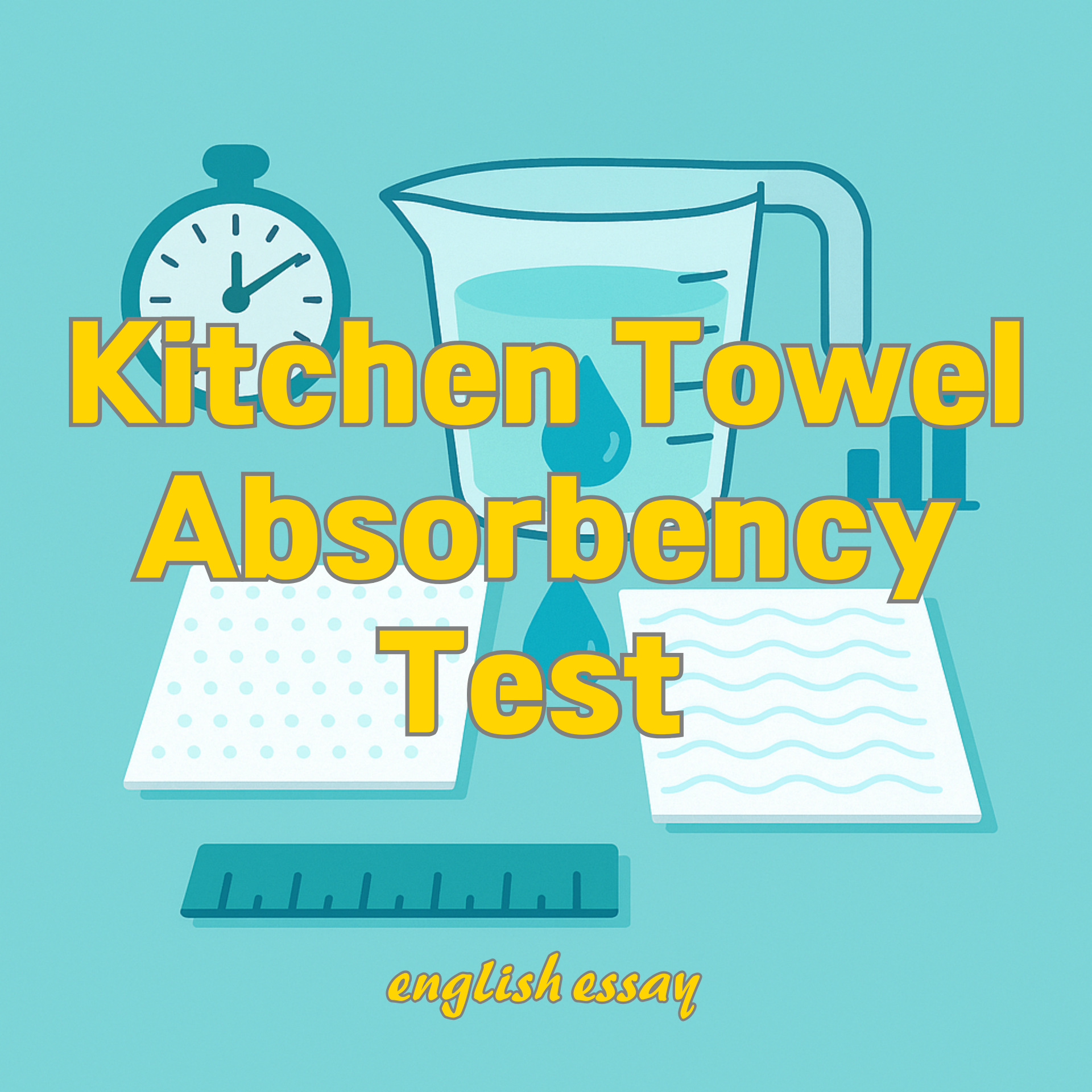 Kitchen Towel Absorbency Test — Kleenex vs Scott ❘ 키친타월 흡수력 테스트: 크리넥스 vs 스카트