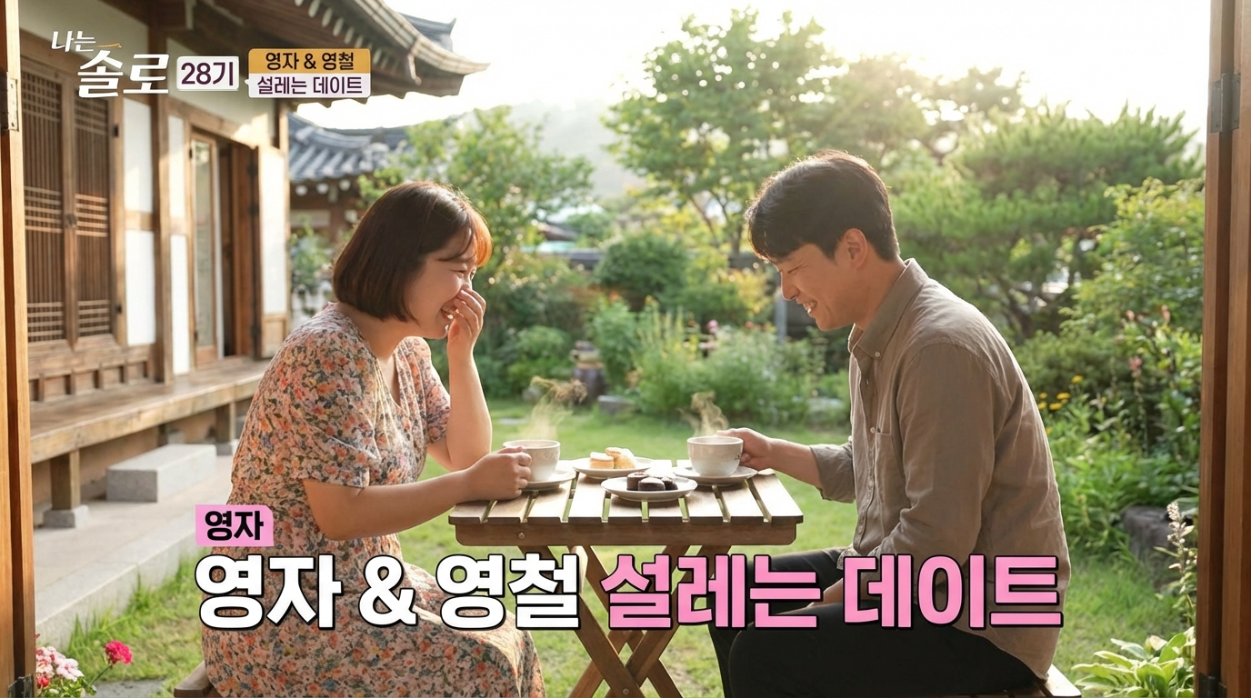 나는 솔로 28기 영자 영철의 방송 출연 당시 설레던 데이트 장면