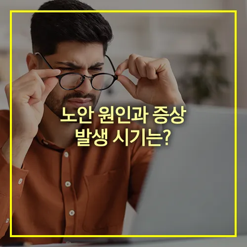 노안 원인 증상
