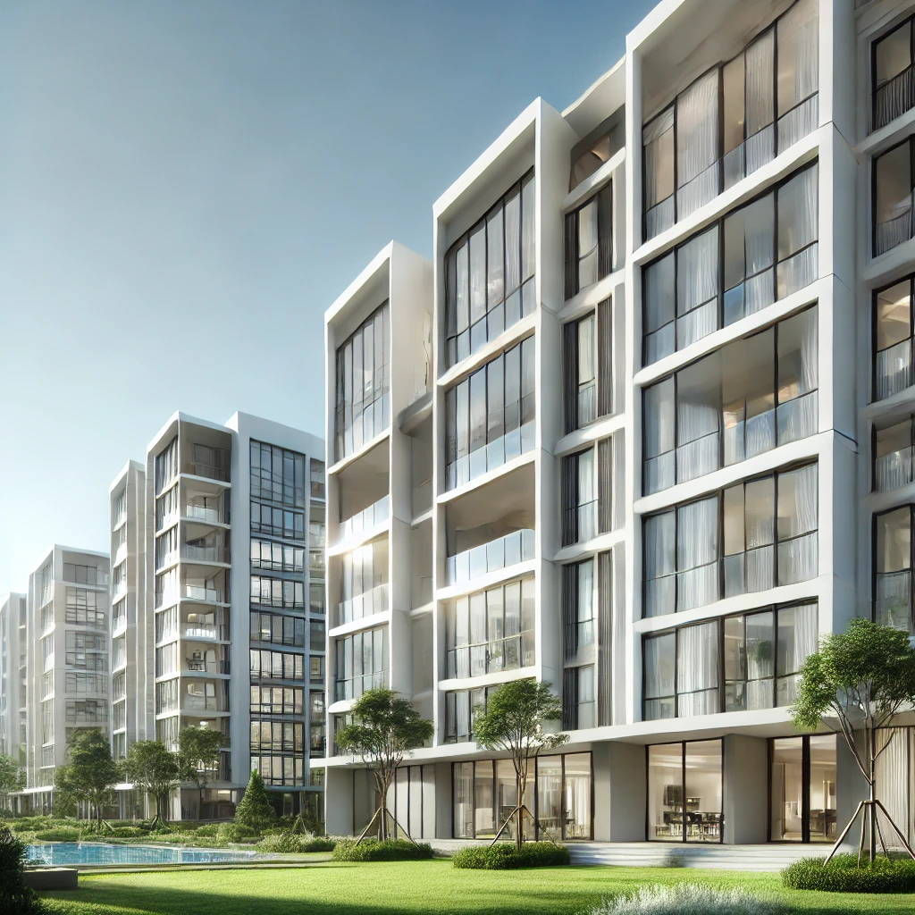 완공된 신규 아파트 전경