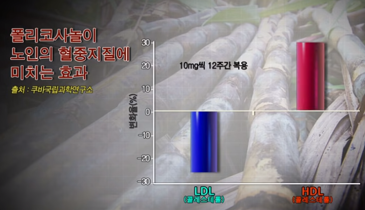 폴리코사놀이 노인의 혈중 지질에 미치는 효과