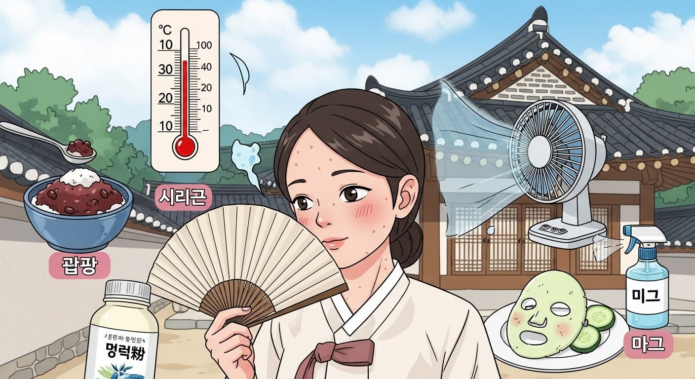 땀띠 가라앉히는 방법