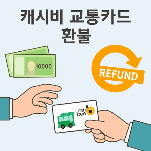 캐시비 교통카드 환불-썸네일이미지