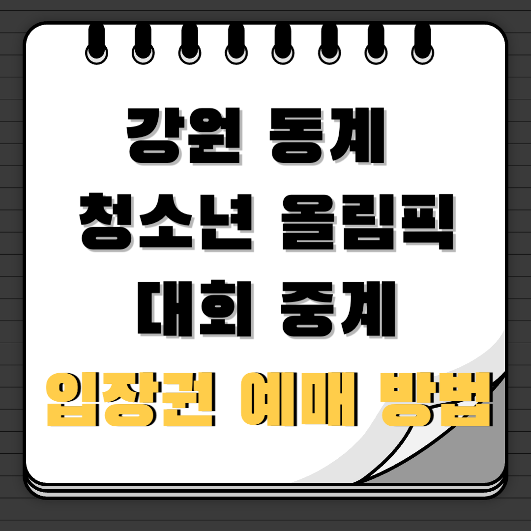 2024 강원 동계 청소년 올림픽 대회