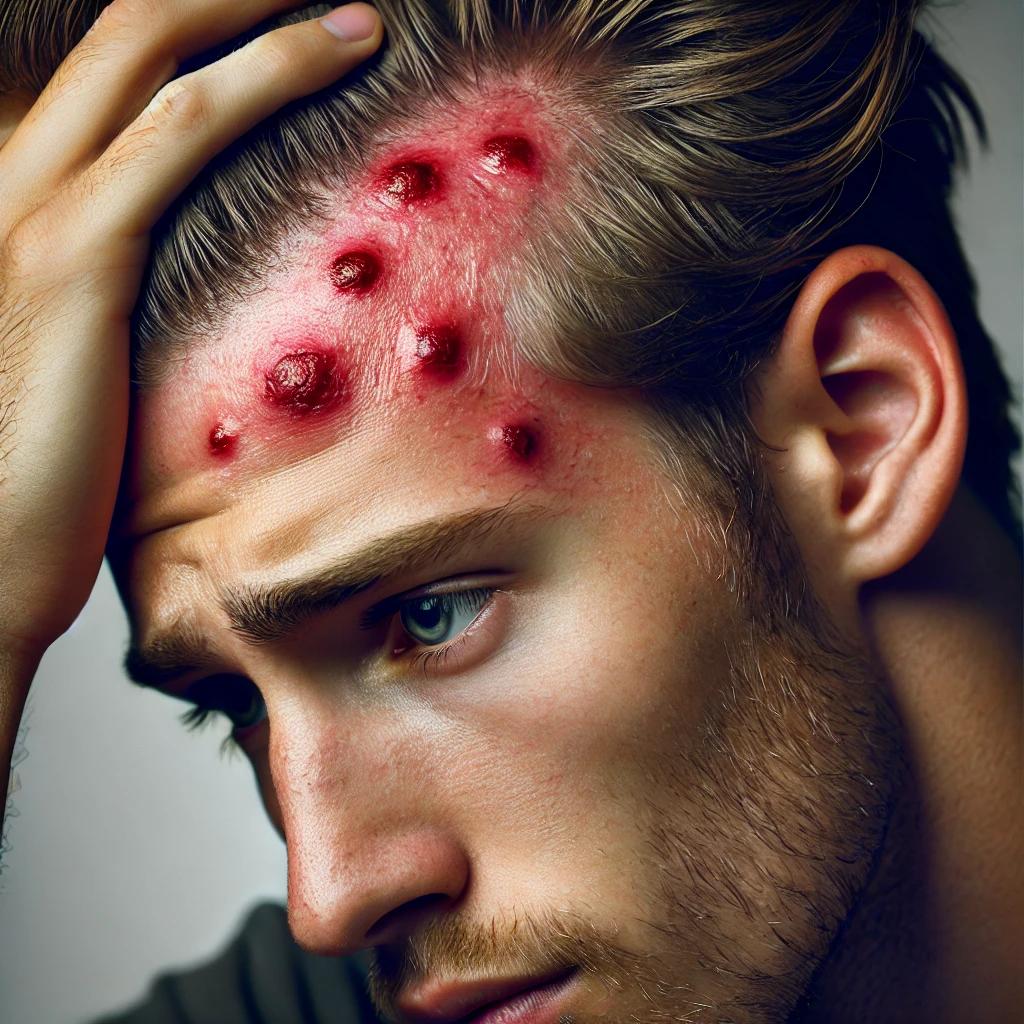 대상포진 머리 염증