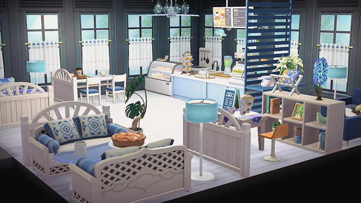 모동숲 해피홈 파라다이스 카페