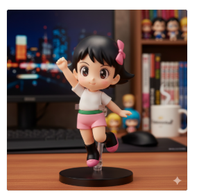 alt="아톰 여동생 피규어 만들기 1차만들기"