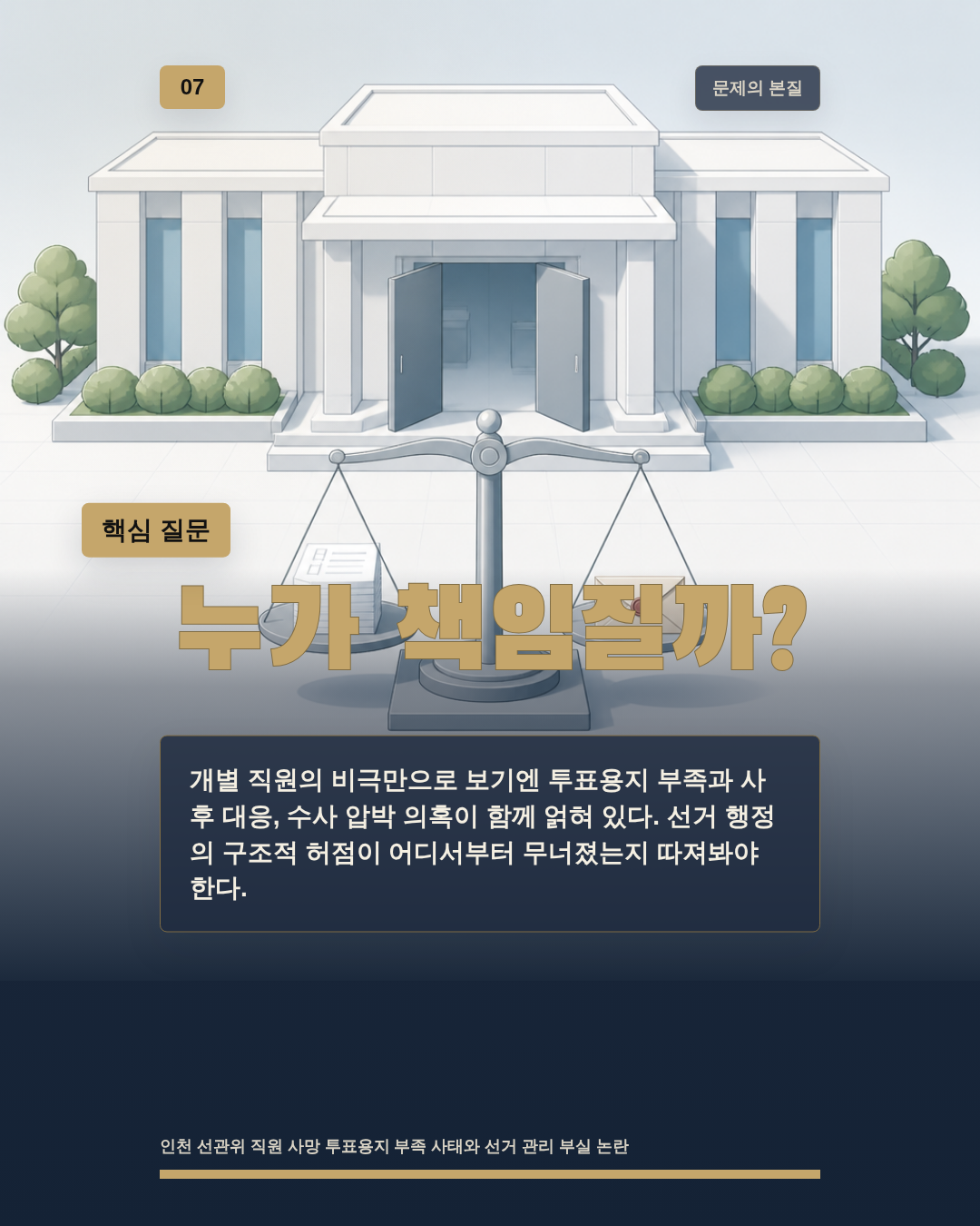 누가 책임질까?