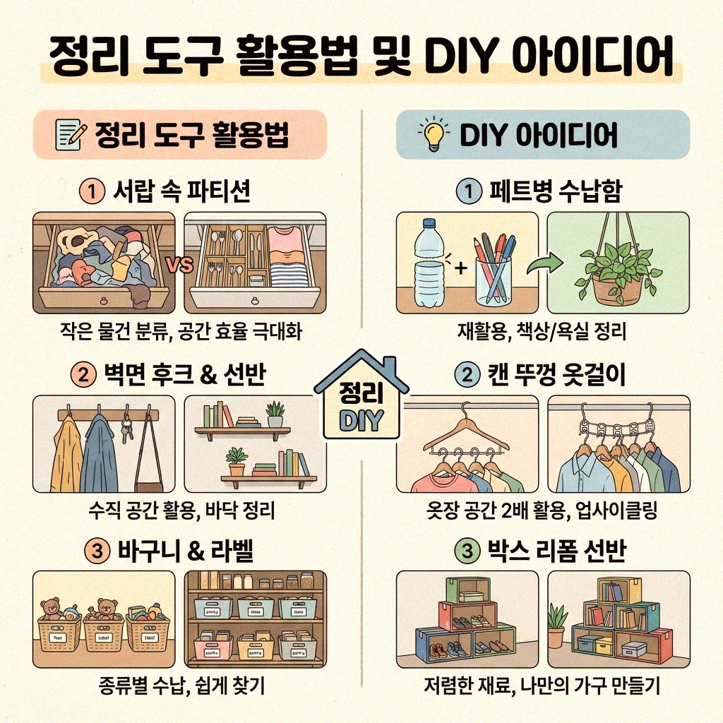 서랍 속 케이블 엉킴 이제 그만 깔끔하게 정리하는 꿀팁