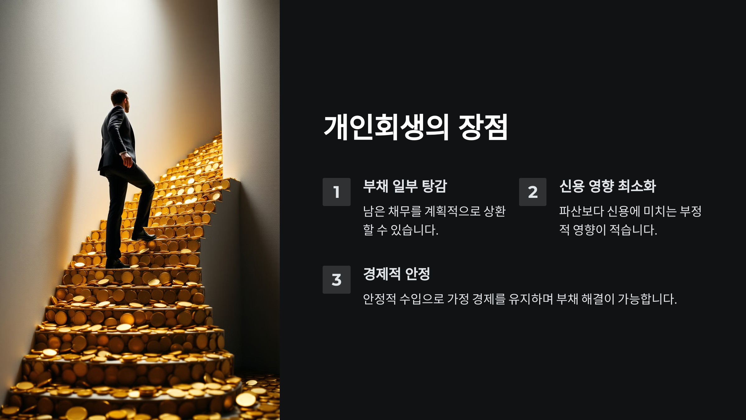 개인회생의 장점