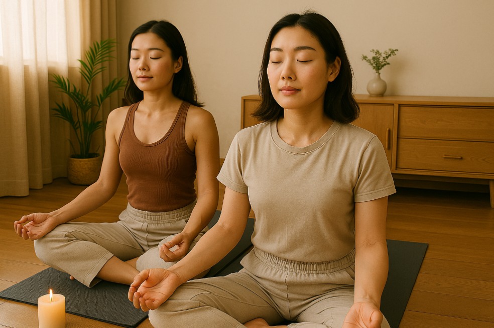 스트레스 감소를 위한 호흡 명상법 관련 사진