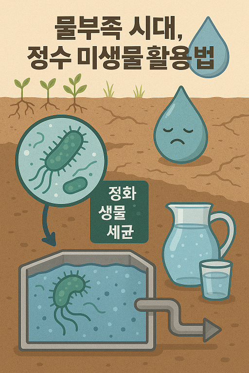 물부족 시대, 정수 미생물 활용법 관련 사진