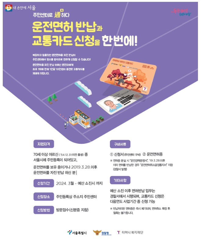 서울시 고령 운전자 혜택