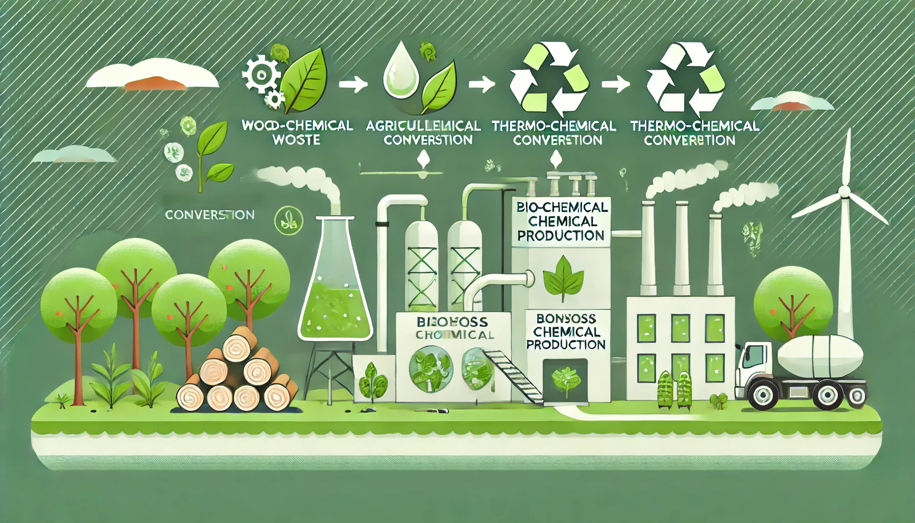 바이오매스 화학물질 생산
