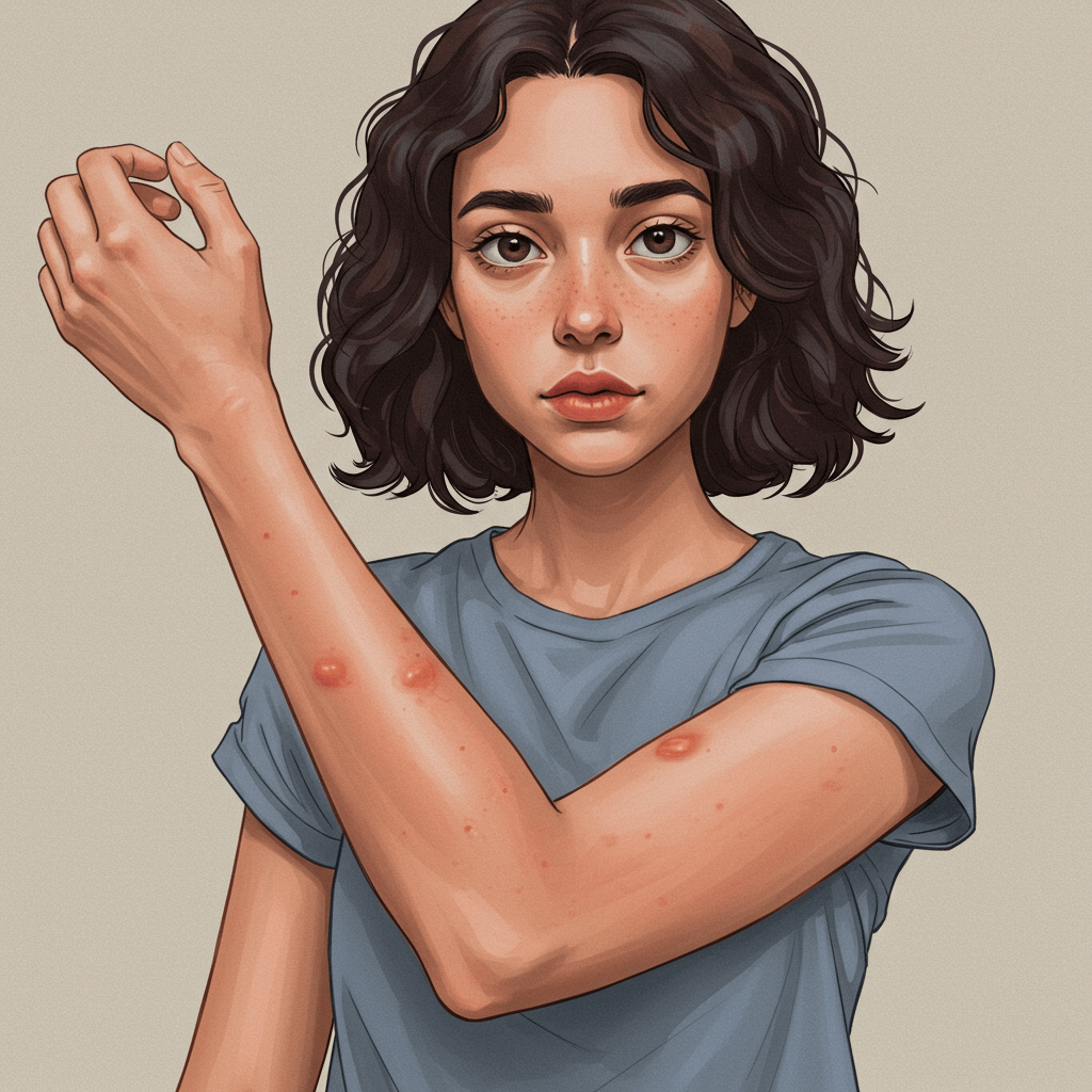 몸에 물집이 생기는 이유