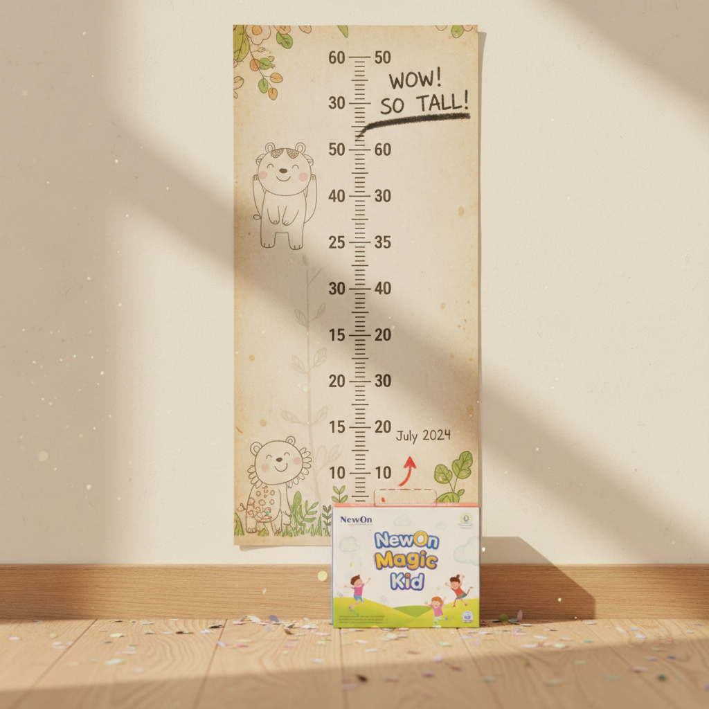 한삼덩굴이 키를 키운다 식약처 인정 &lsquo;키 성장&rsquo; 뉴온 매직키드!
