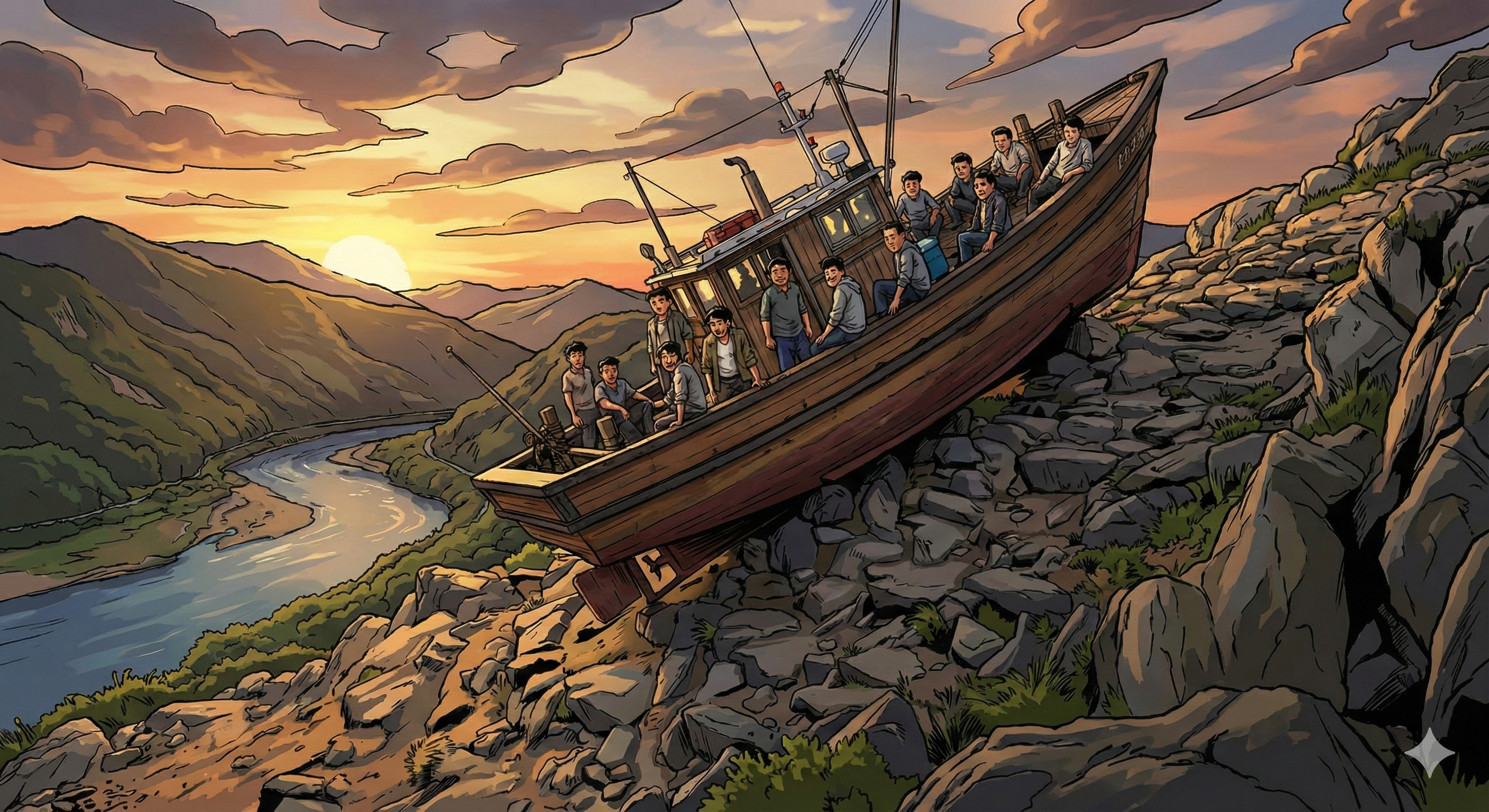 사공이 많으면 배가 산으로 간다