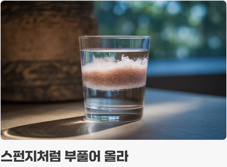내 장 속을 청소하는 '수분 자석'