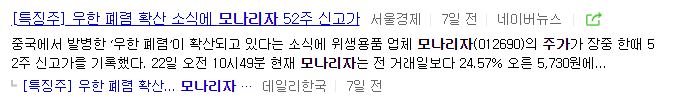 모나리자 주가 전망