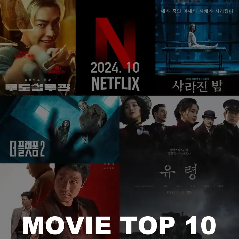 2024년 10월 넷플릭스 영화 추천 순위 TOP 10 썸네일