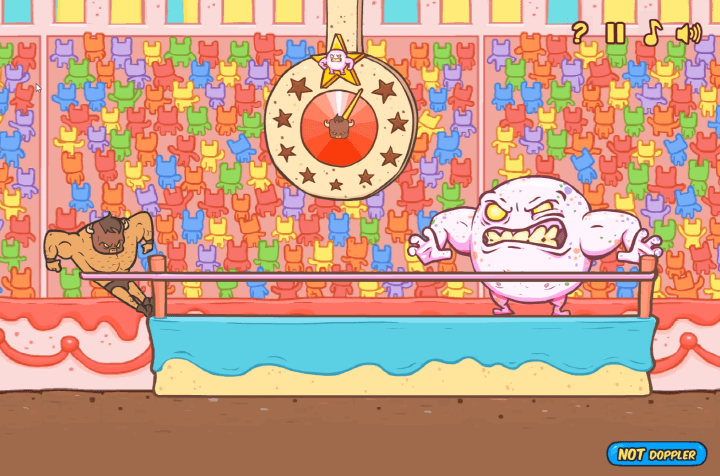 황소날리기-플래시게임-시작-화면