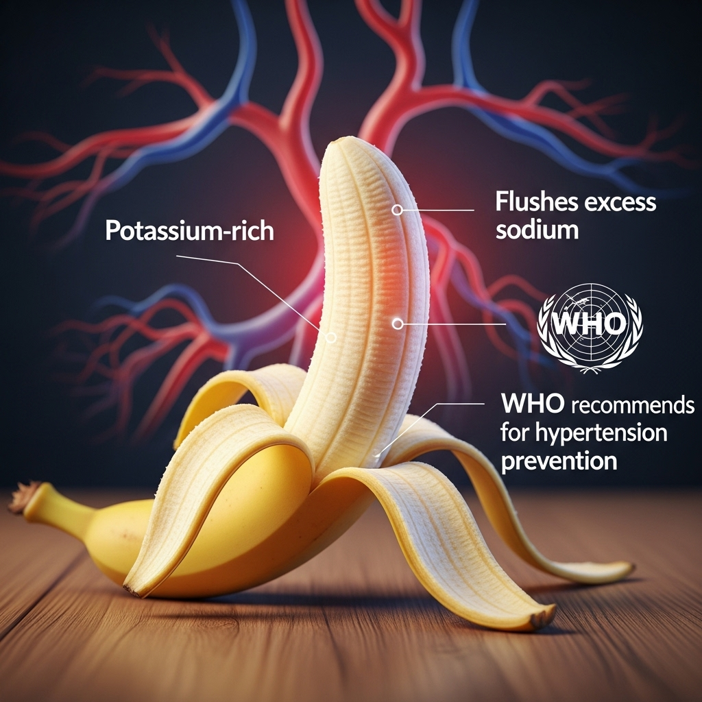 바나나가 혈압에 좋은 이유는?