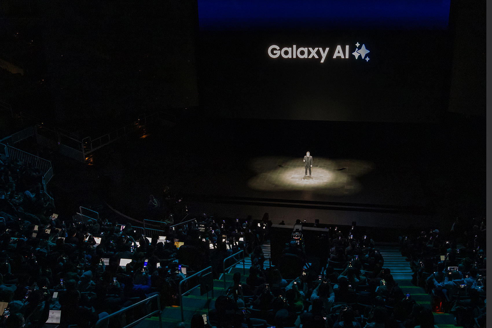 미국 새너제이에 위치한 SAP센터에서 개최된 상반기 ‘갤럭시 언팩 2025’