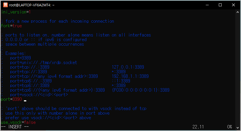 3390 포트로 수정