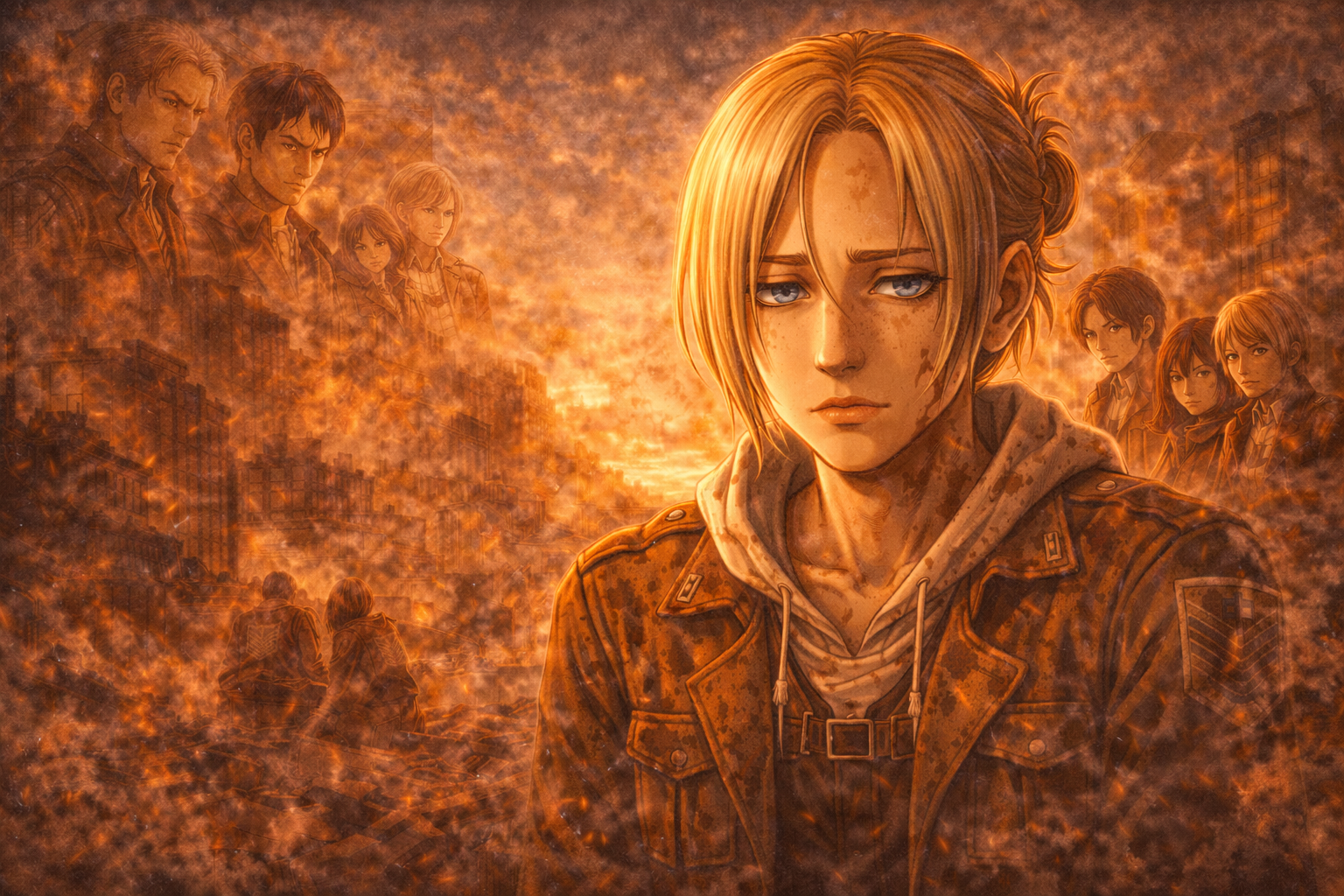 진격의 거인 애니의 침묵