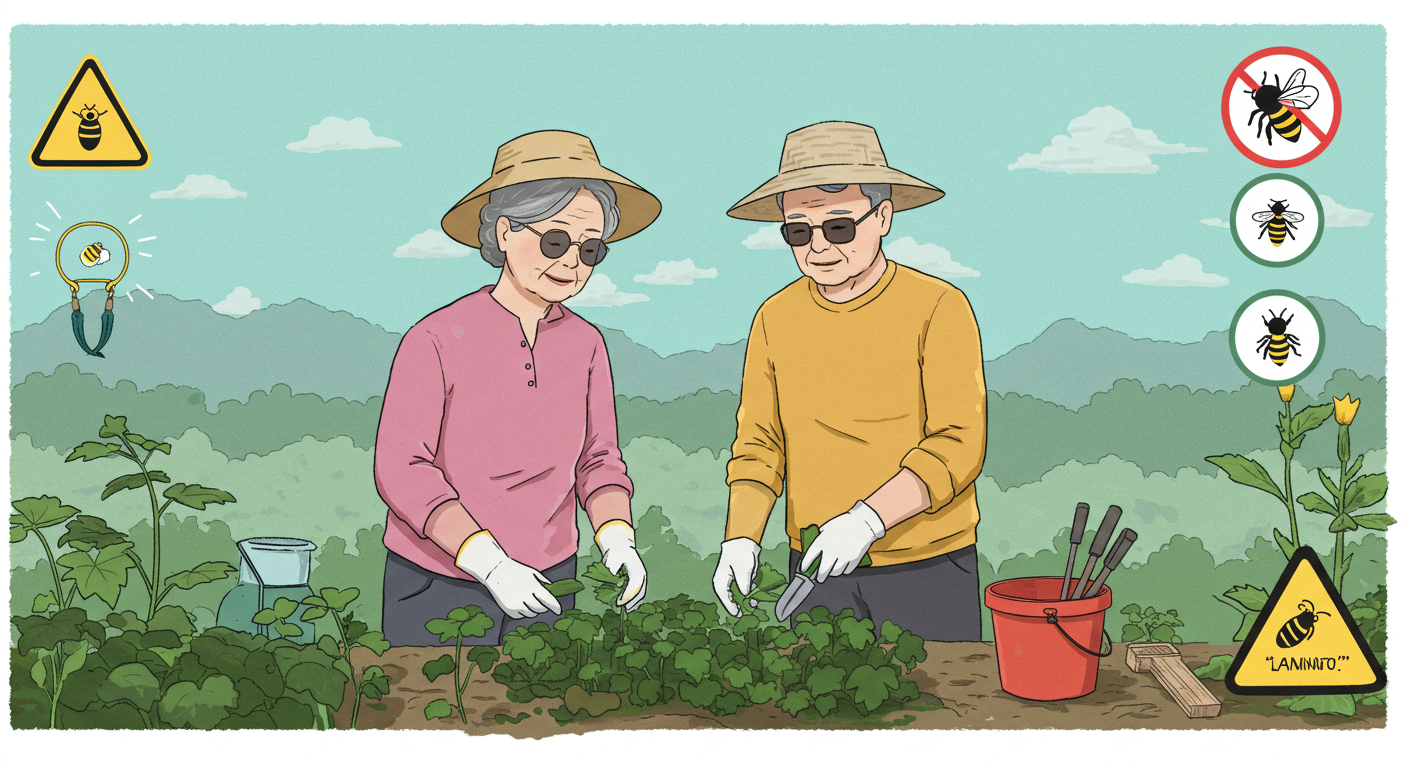 부모님을 위한 여름철 벌 쏘임 예방: 이것만 기억하세요!