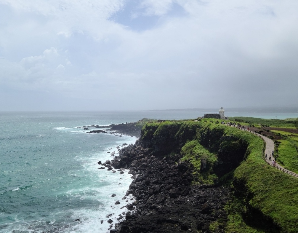 섭지코지 해안절벽 이미지