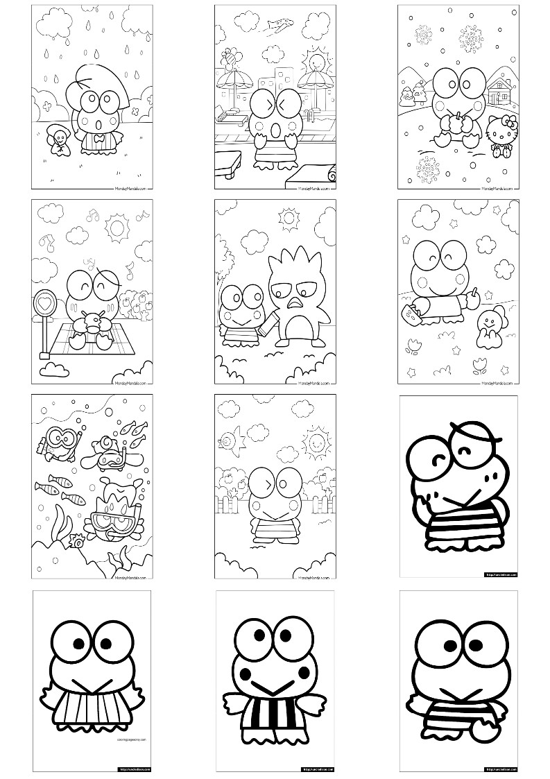 케로피 색칠공부 도안