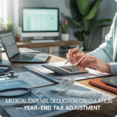 연말정산 의료비공제 계산법 이미지