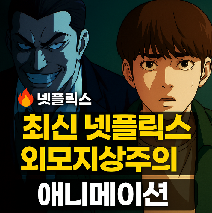 최신 넷플릭스 외모지상주의 애니메이션 관련 사진