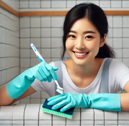 욕실 타일 때 제거 하는 효과적인 방법