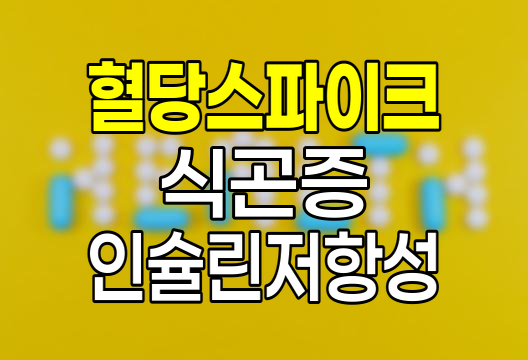 혈당 스파이크와 식곤증, 차이점, 원인, 치료 및 관리 방법