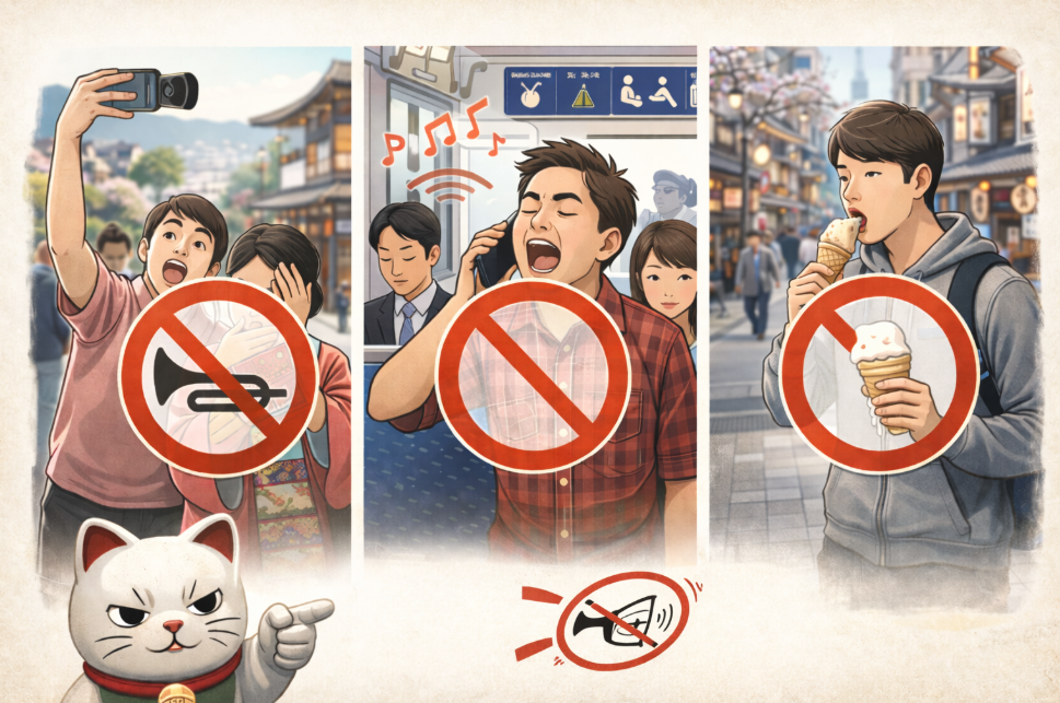 일본에서 이것만큼은 하지 말아요