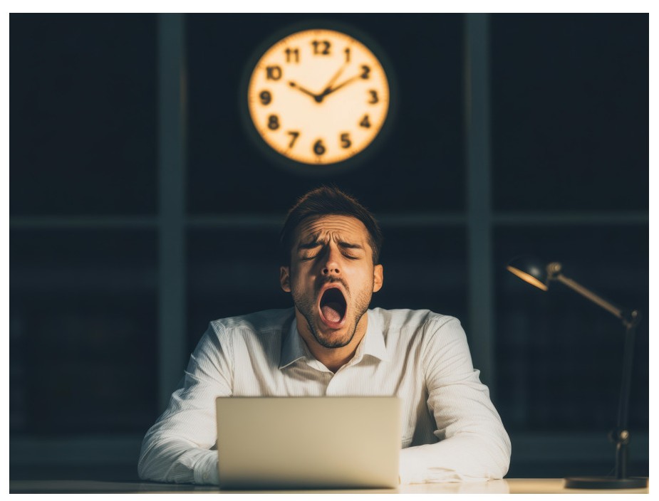 불면증으로 잠을 못자는 남자 꿈