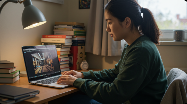 경기도 평생학습 포털을 사용하는 학생