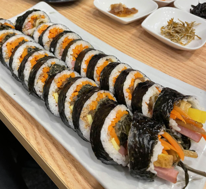 김밥 사진