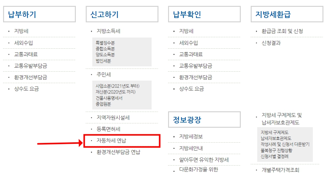자동차세 연납신청기간 신청방법 할인율