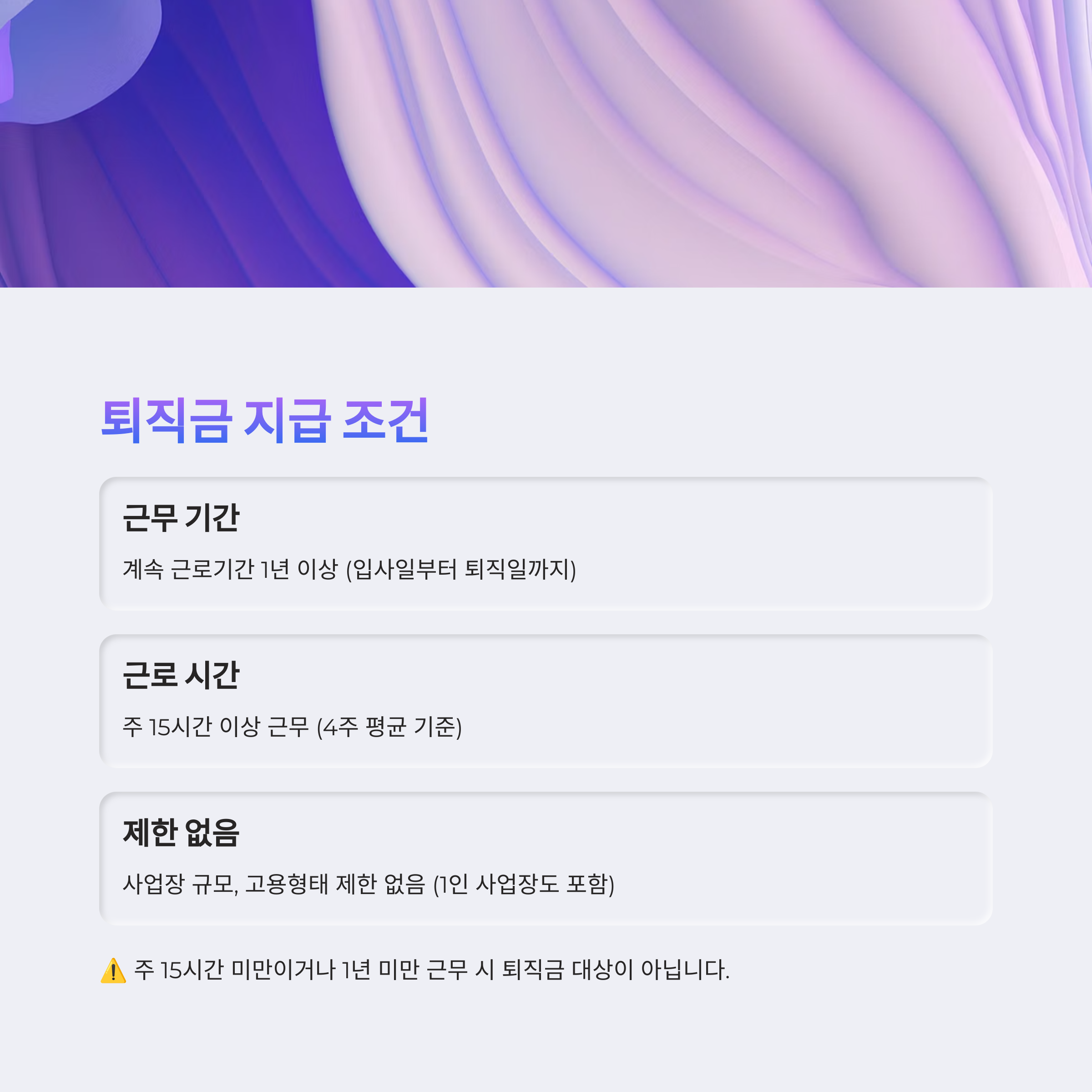 아르바이트 퇴직금