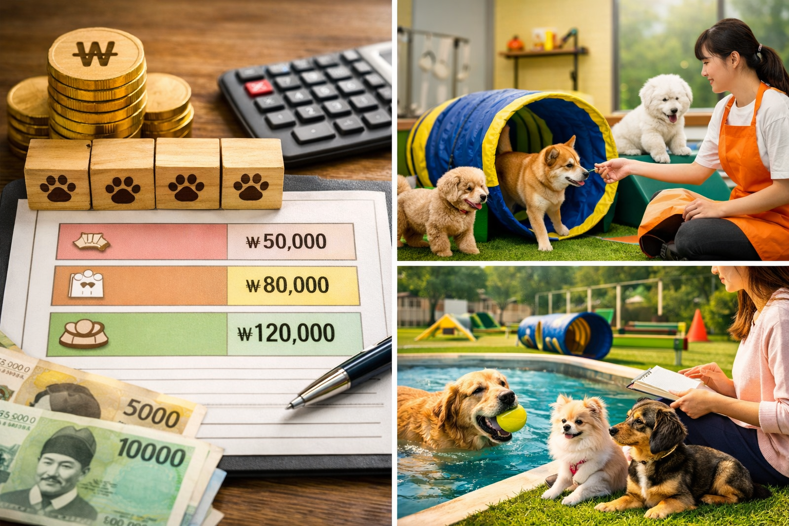 반려견 유치원 비용