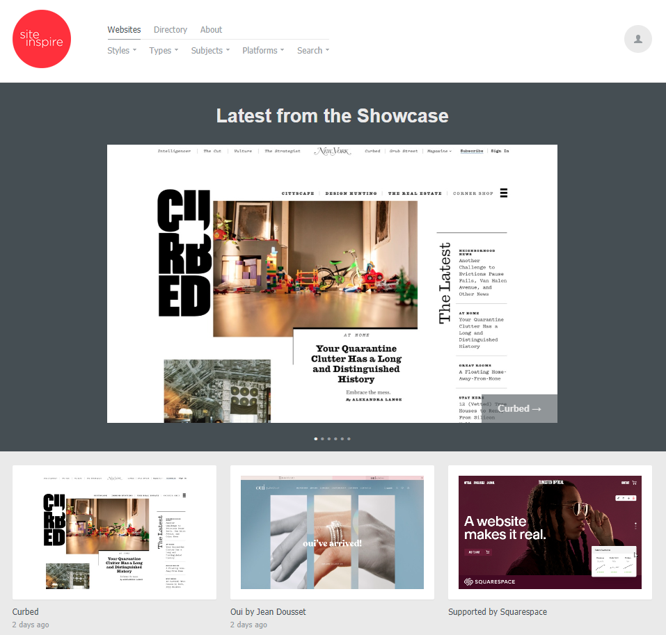 홈페이지 웹디자인 벤치마킹 우수사례 레퍼런스사이트