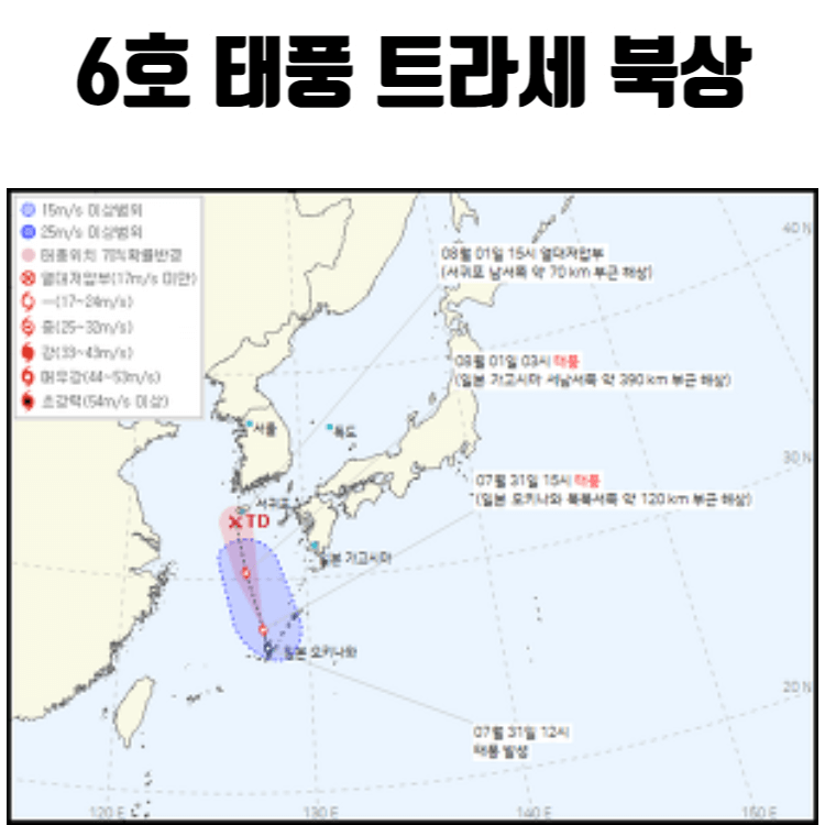 6호 태풍 트라세