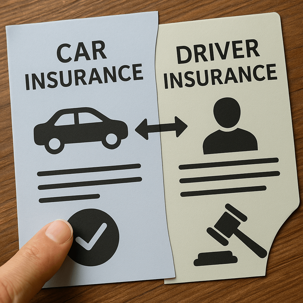 자동차 보험과 운전자보험 차이