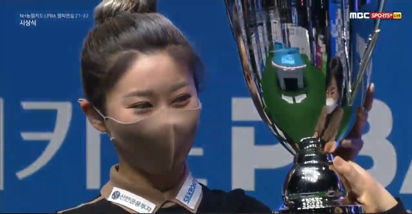 NH농협카드 LPBA 챔피업십 6투어 우승자, 김가영 선수 (22년 1월 4일)