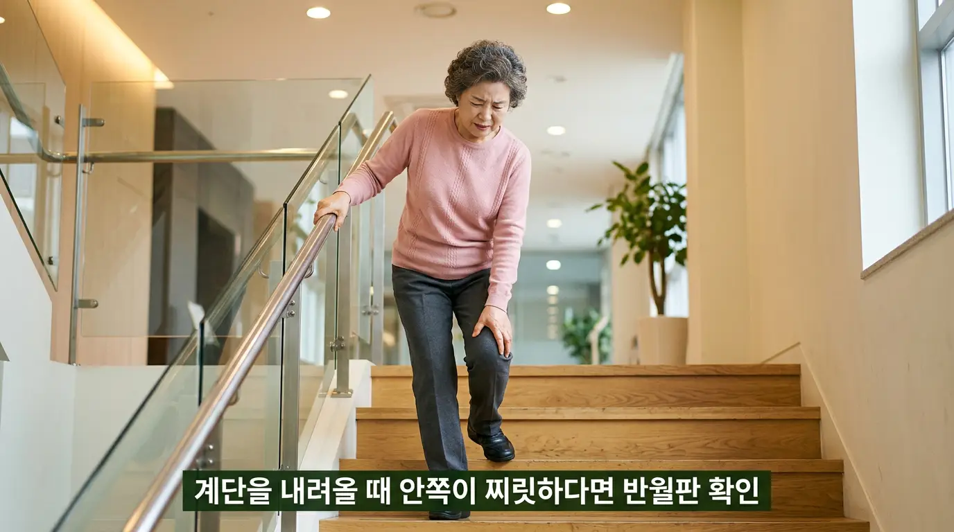 무릎 안쪽 통증 원인 반월판 인대 거위발건염 관절염 통풍 슬개골