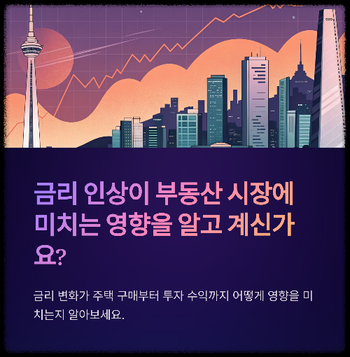 금리 인상이 부동산 시장에 미치는 현실적 변화와 대응 전략