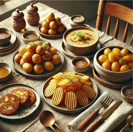 감자 요리 사진